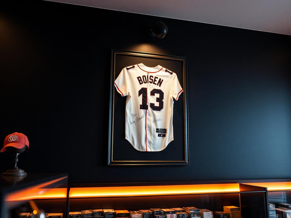 Memorabilia inside the shop
